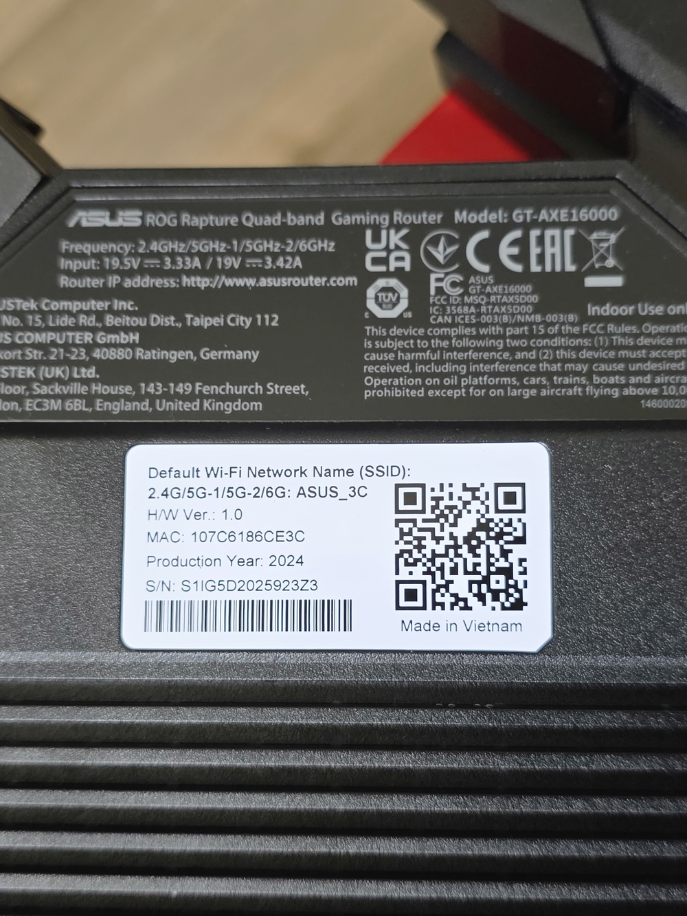 ASUS ROG Rapture WiFi 6E Gaming Router IN BOX - Picture 9 of 13